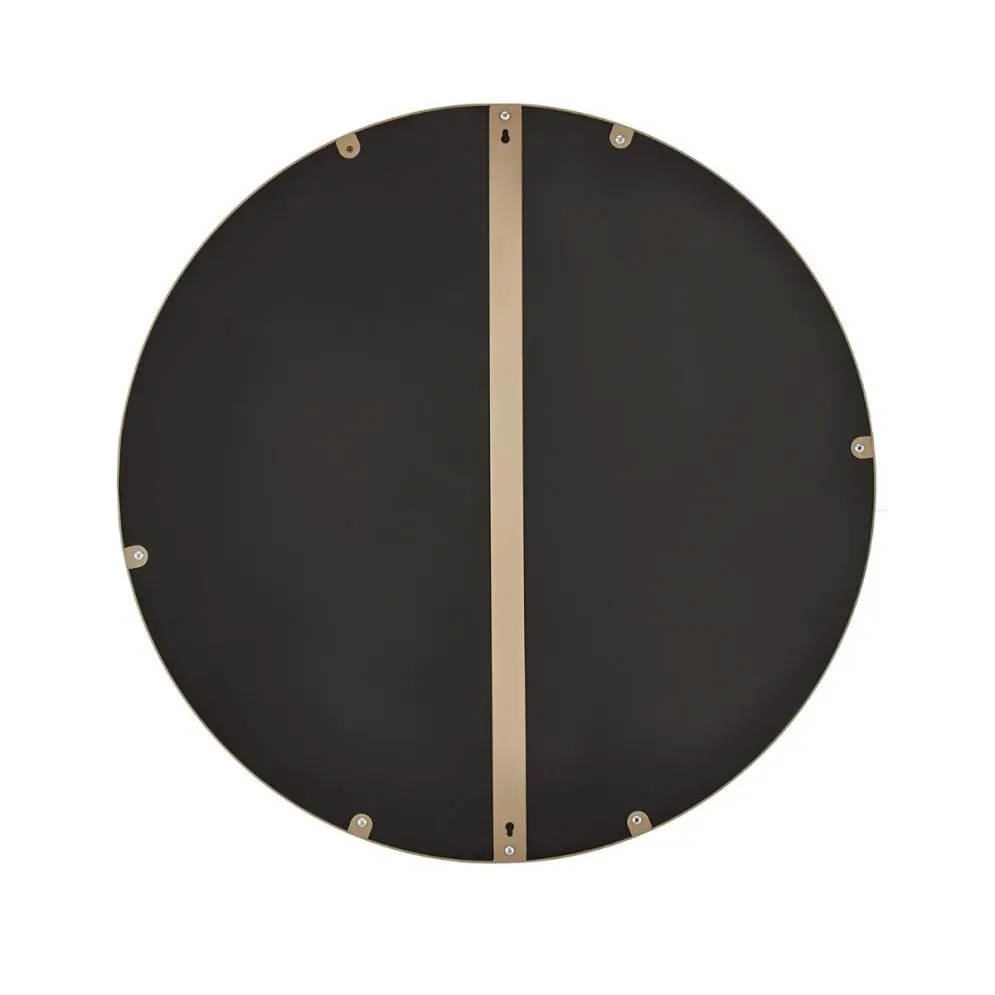 Lustro okrągłe PATINA złote glamour I sklep meblowy MIRAT. styl GLAMOUR