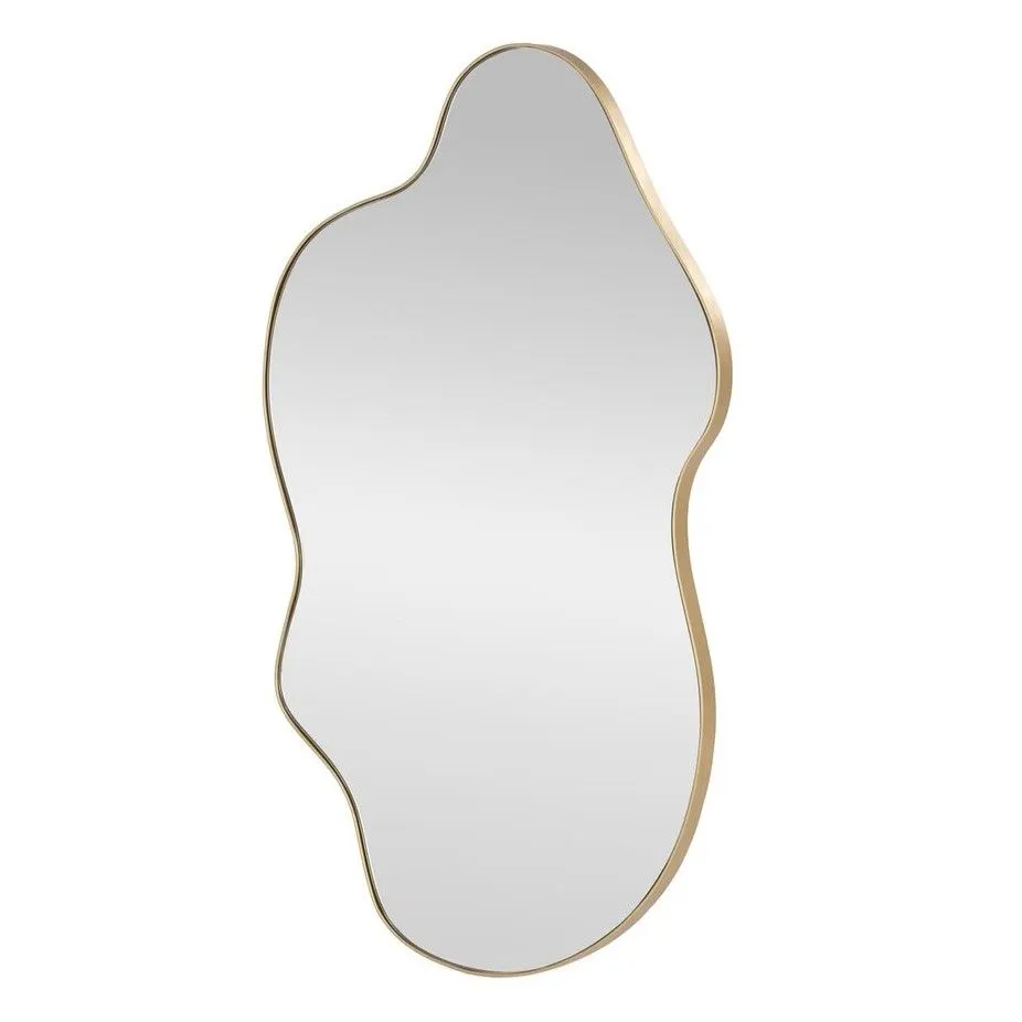 Lustro dekoracyjne ESSENT złote chmurka I sklep meblowy MIRAT. styl GLAMOUR