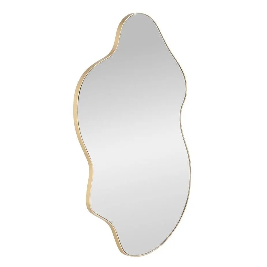 Lustro dekoracyjne ESSENT złote chmurka I sklep meblowy MIRAT. styl GLAMOUR