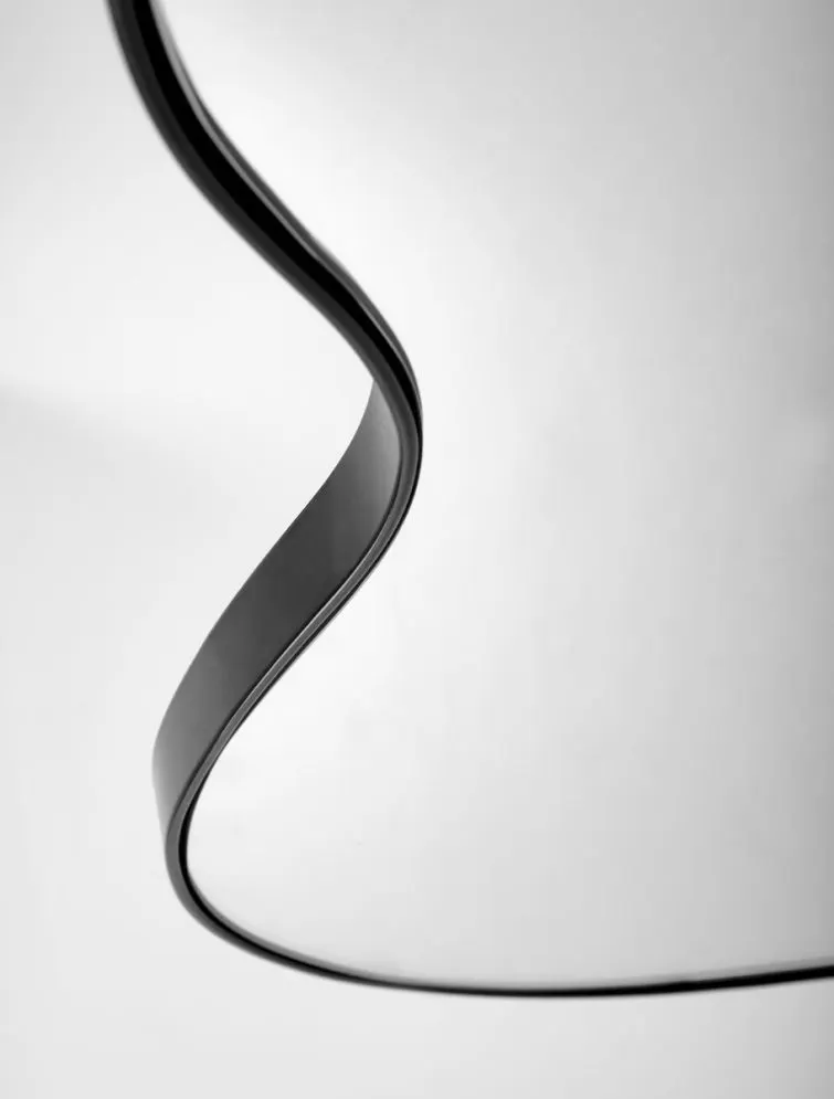 Lustro dekoracyjne ESSENT czarne loftowe I sklep meblowy MIRAT. styl GLAMOUR, LOFT