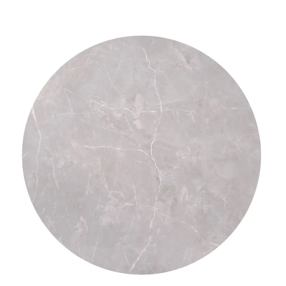 Zestaw 2 ław FLAMINGO szary marmur/czarny do salonu w stylu loft | MIRAT. styl GLAMOUR, LOFT