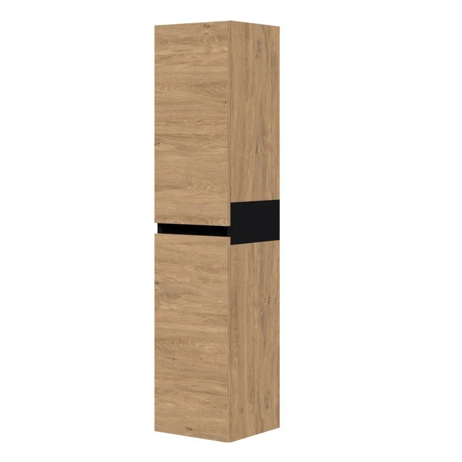 Szafka łazienkowa DUESA 2D 30cm dąb złoty dwudrzwiowa I sklep meblowy MIRAT. styl LOFT, SKANDYNAWSKI kolekcja DUESA