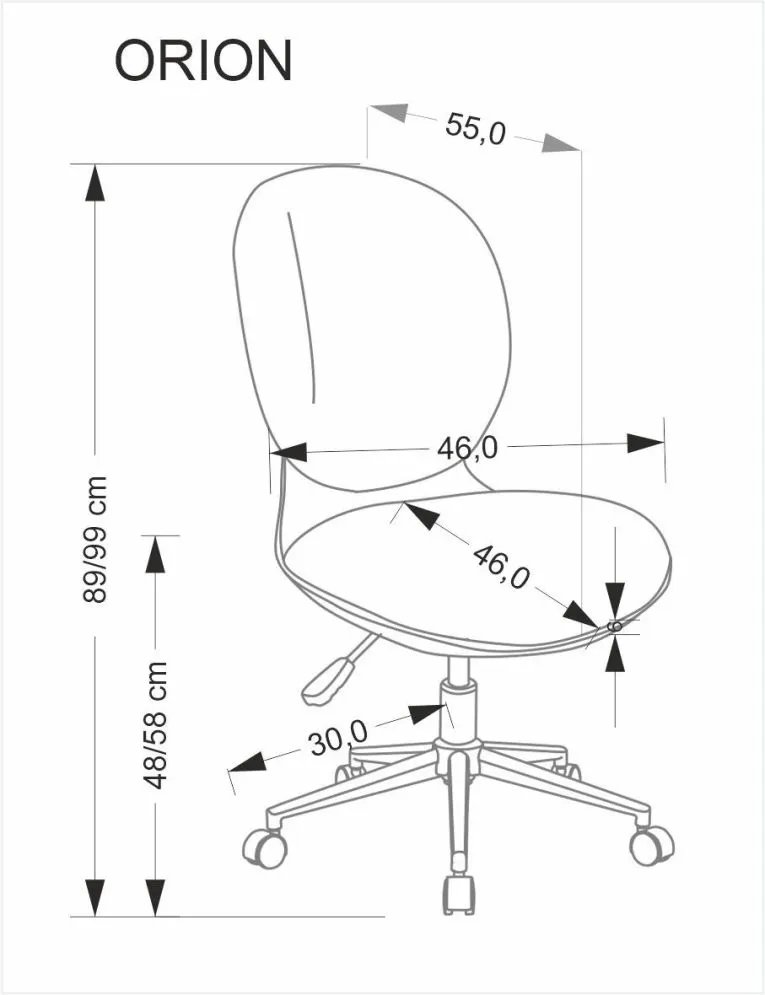 Fotel dziecięcy ORION 2 jasny szary/biały tapicerowany I sklep meblowy MIRAT.
