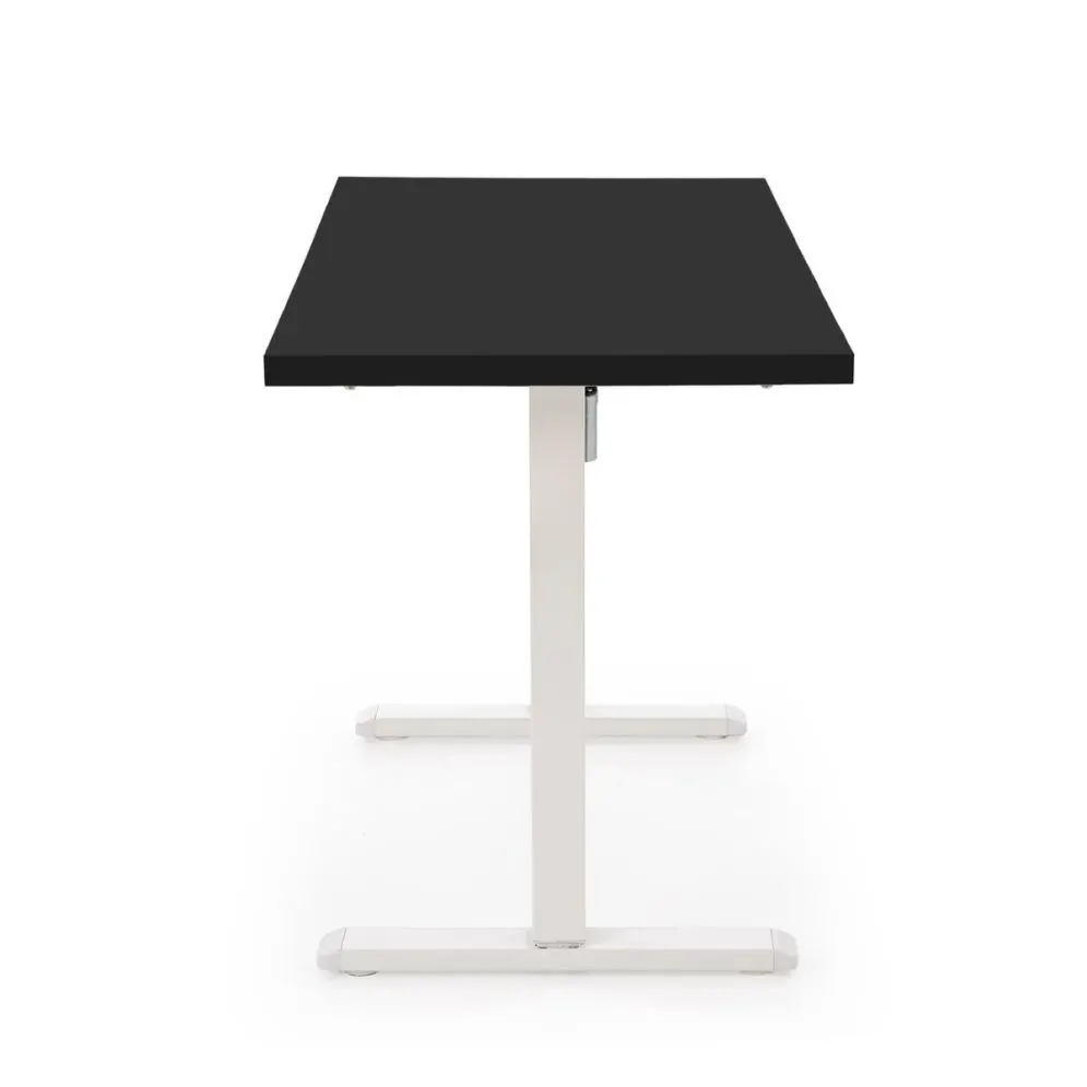 Młodzieżowe biurko B54 120x60cm czarne/białe z regulacją wysokości I sklep meblowy MIRAT.