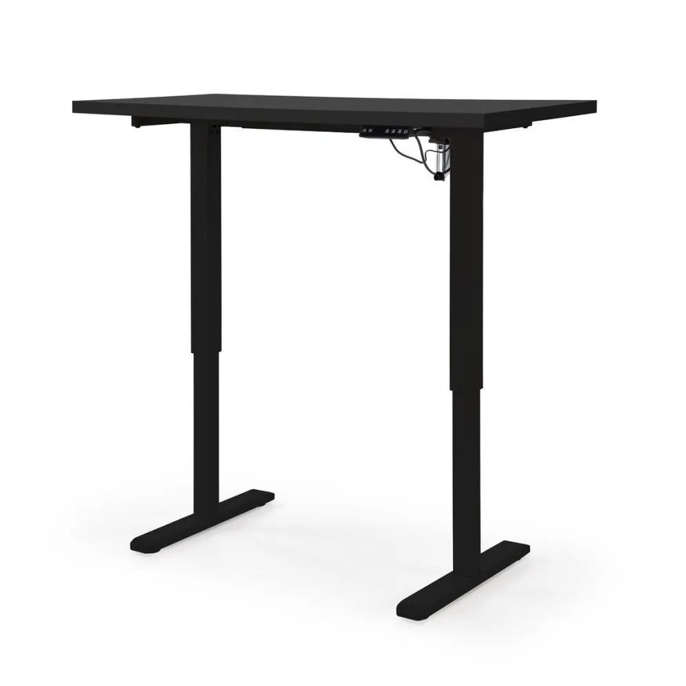 Biurko B54 120x60cm czarne z regulacją wysokości loftowe I sklep meblowy MIRAT.