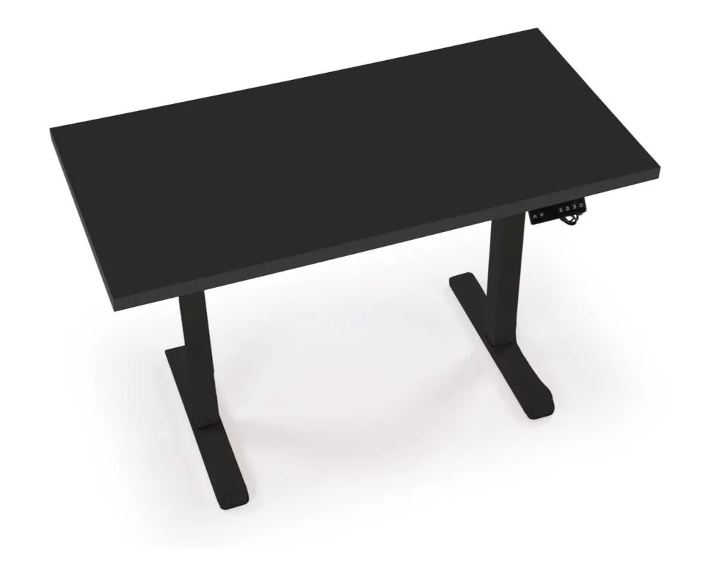 Biurko B54 120x60cm czarne z regulacją wysokości loftowe I sklep meblowy MIRAT.