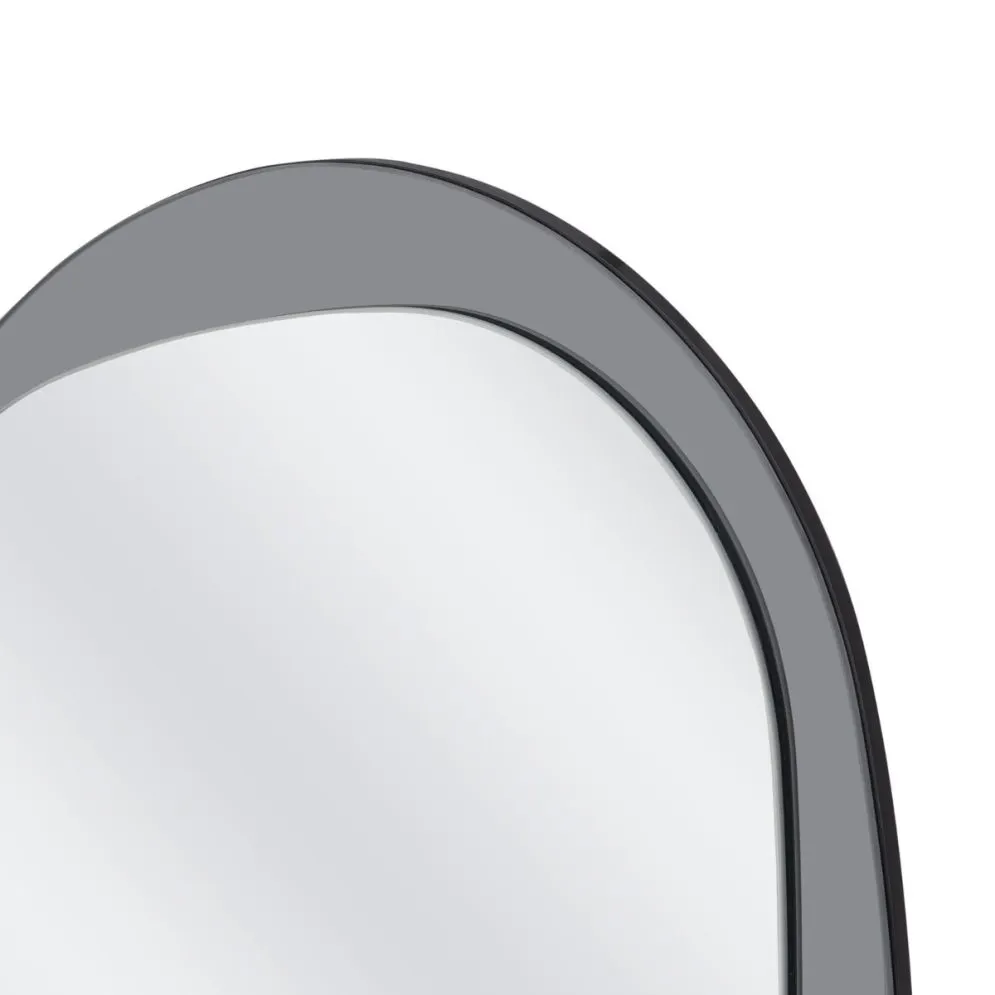 Lustro dekoracyjne PLAZA 60x80cm srebrne ścienne I sklep meblowy MIRAT.