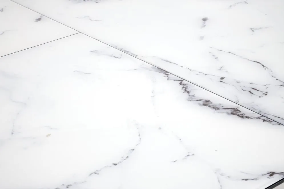 Stół rozkładany VERTIGO 130(180)x130 biały marmur loftowy I sklep meblowy MIRAT. styl LOFT