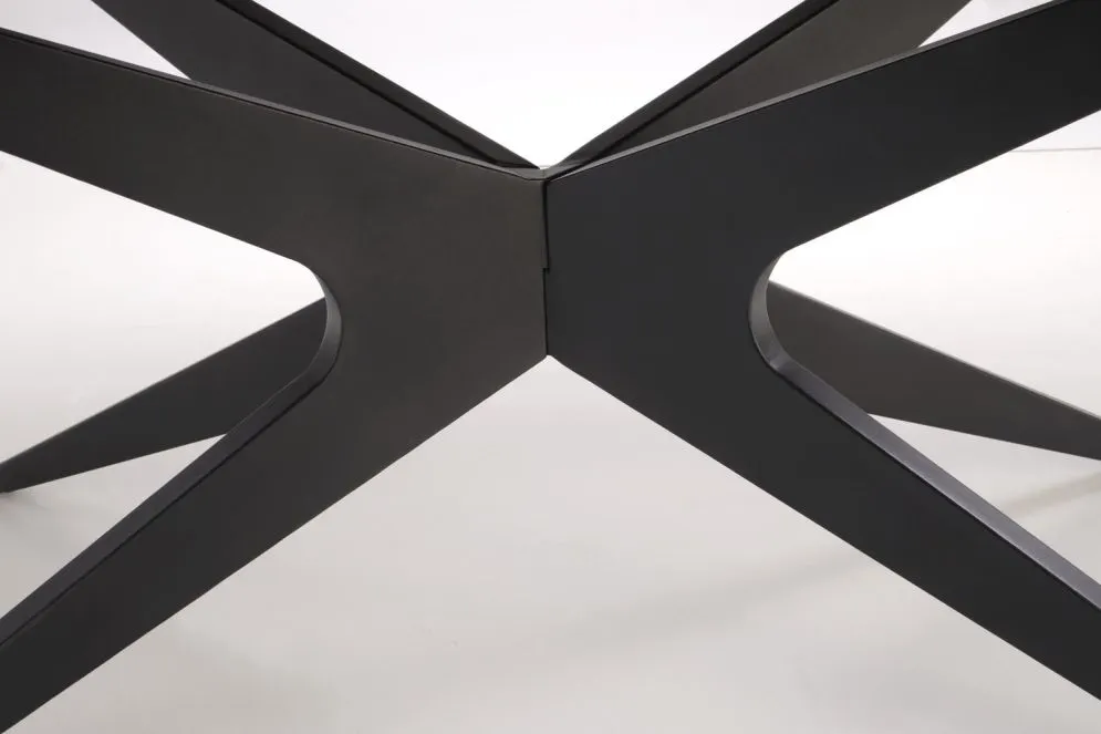 Stół rozkładany SANDRO 180(240)x100 czarny loftowy I sklep meblowy MIRAT. styl LOFT