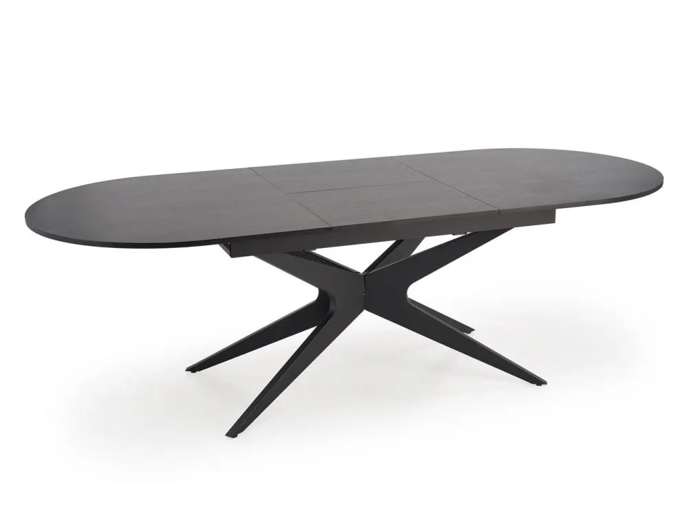 Stół rozkładany SANDRO 180(240)x100 czarny loftowy I sklep meblowy MIRAT. styl LOFT