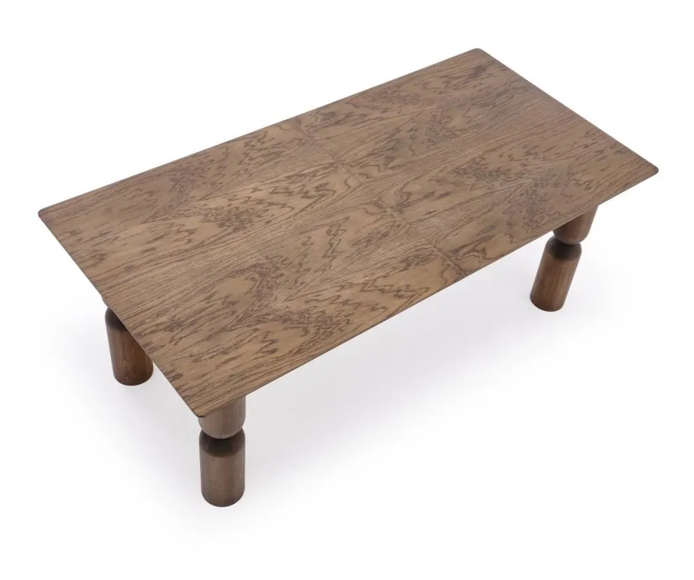 Designerski stół rozkładany MELTON 200(300)x101 jasny orzech I sklep meblowy MIRAT. styl SKANDYNAWSKI