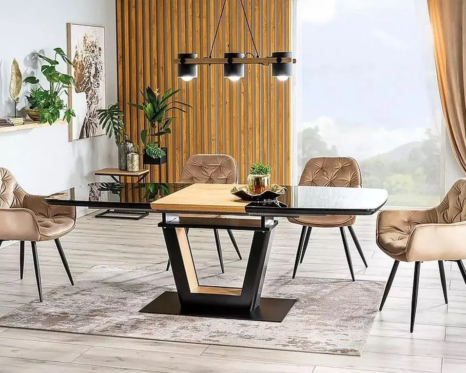 Krzesło CHERRY VELVET beżowe pikowane w stylu glamour | MIRAT. styl GLAMOUR