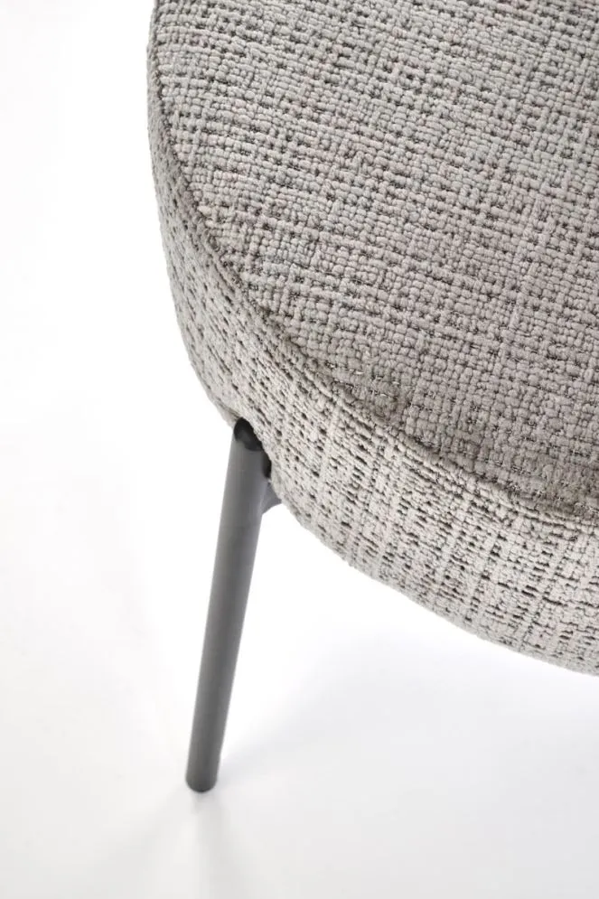 Krzesło tapicerowane K590 szare szenilowa tapicerka I sklep meblowy MIRAT.