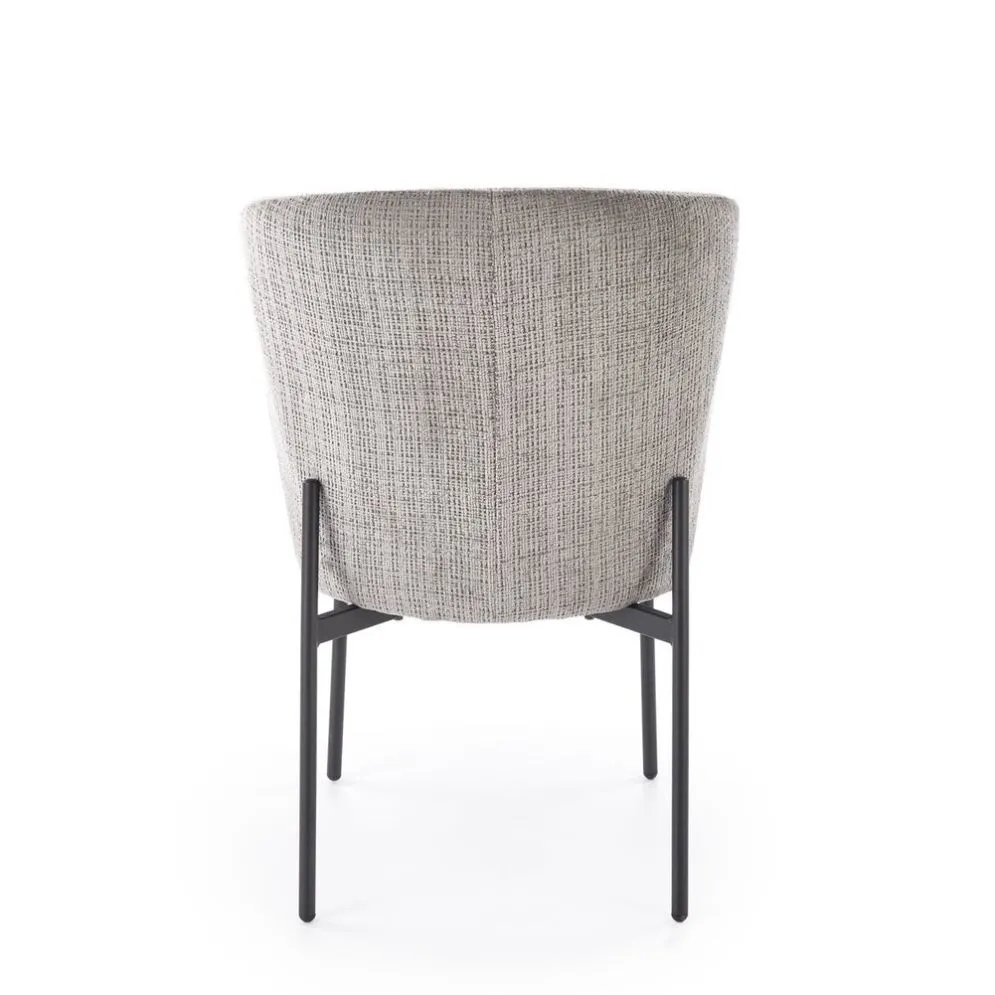 Krzesło tapicerowane K590 szare szenilowa tapicerka I sklep meblowy MIRAT.