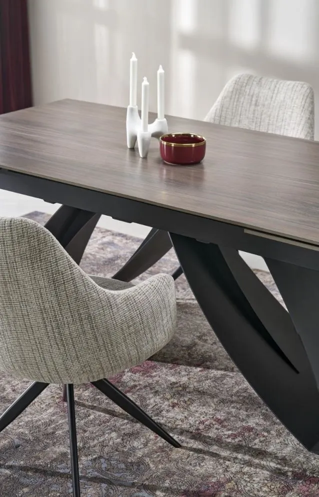 Krzesło tapicerowane K564 beżowe obracane do salonu I sklep meblowy MIRAT.