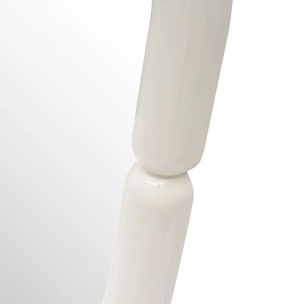 Lustro dekoracyjne POSTER 50x80cm białe w stylu japandi I sklep meblowy MIRAT.