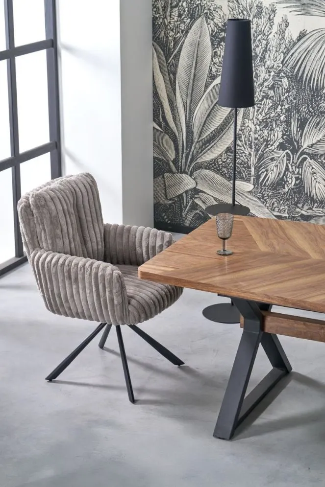 Stół rozkładany BARON 200(350)x100 orzechowy/czarny duży I sklep meblowy MIRAT. styl LOFT