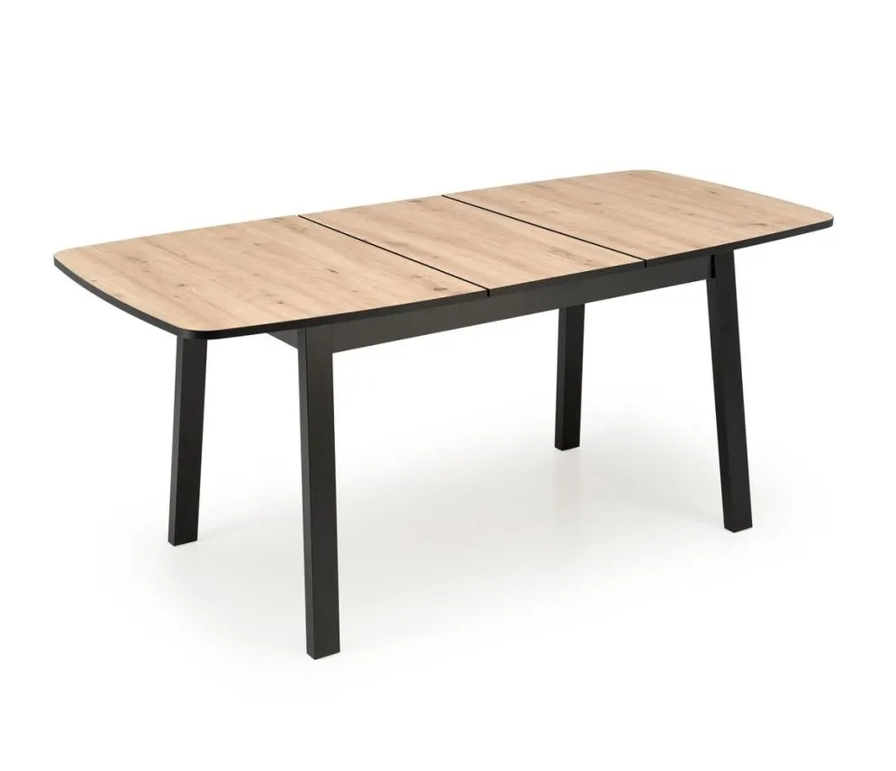 Stół rozkładany BARRIL 130(170)x80 dąb artisan/czarny loftowy I sklep meblowy MIRAT. styl LOFT