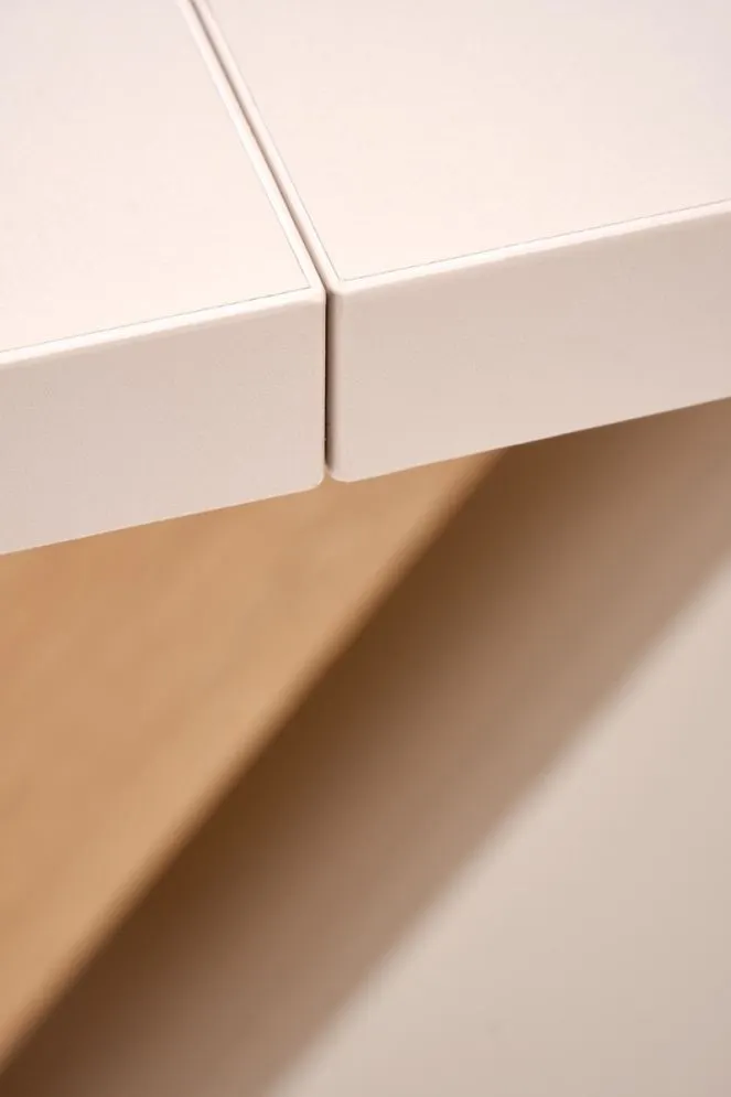 Stół do jadalni rozkładany BRANDON 160(200)x90cm kaszmir/dąb cremona mat I sklep meblowy MIRAT.