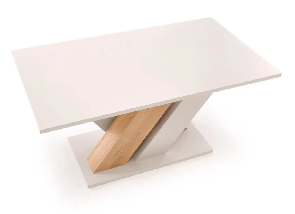 Stół do jadalni rozkładany BRANDON 160(200)x90cm kaszmir/dąb cremona mat I sklep meblowy MIRAT.