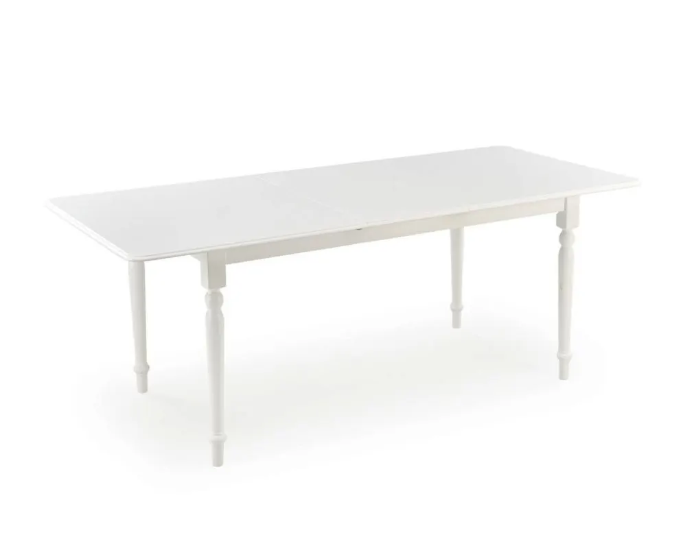 Stół rozkładany NELSON 160(200)x90 biały do kuchni I sklep meblowy MIRAT. styl SKANDYNAWSKI