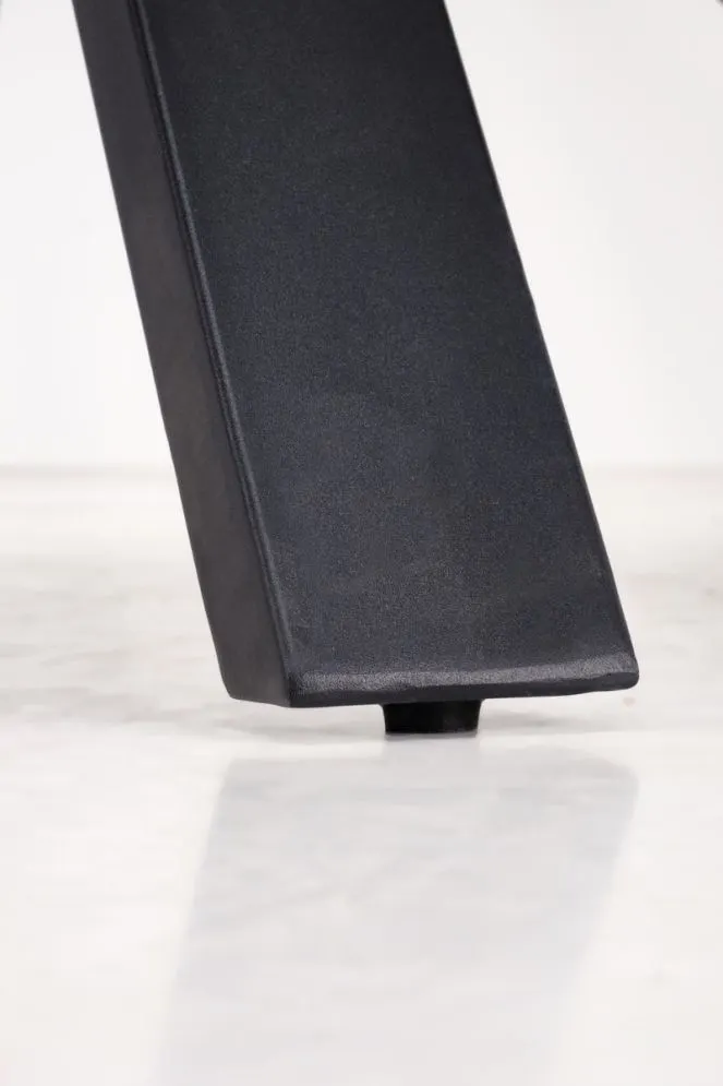 Prostokątny stół rozkładany PLATAN 140(180)x85 biały marmur/czarny I sklep meblowy MIRAT. styl LOFT