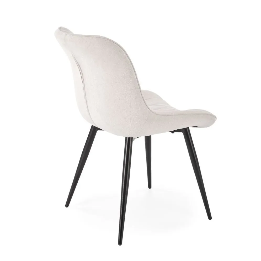 Krzesło tapicerowane K567 kremowe na metalowych nogach I sklep meblowy MIRAT.