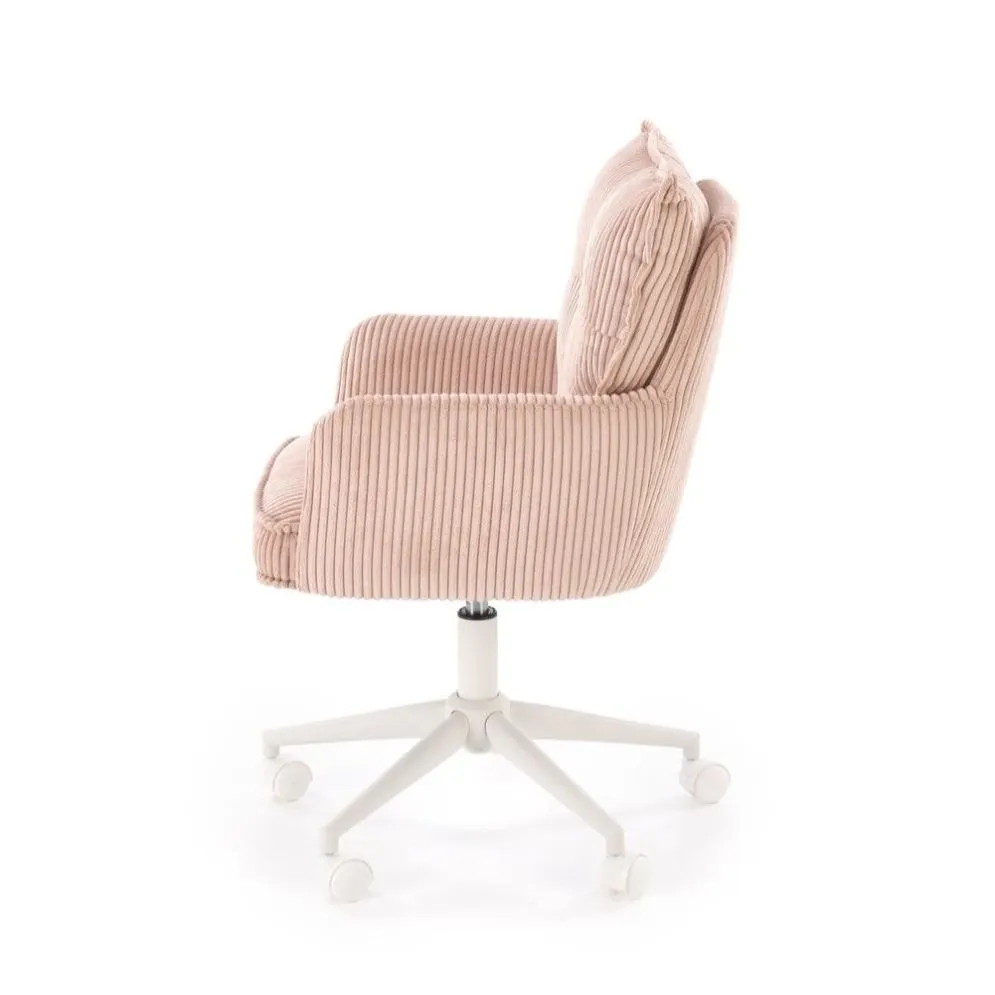 Fotel biurowy DUMBO różowy z podłokietnikami I sklep meblowy MIRAT.