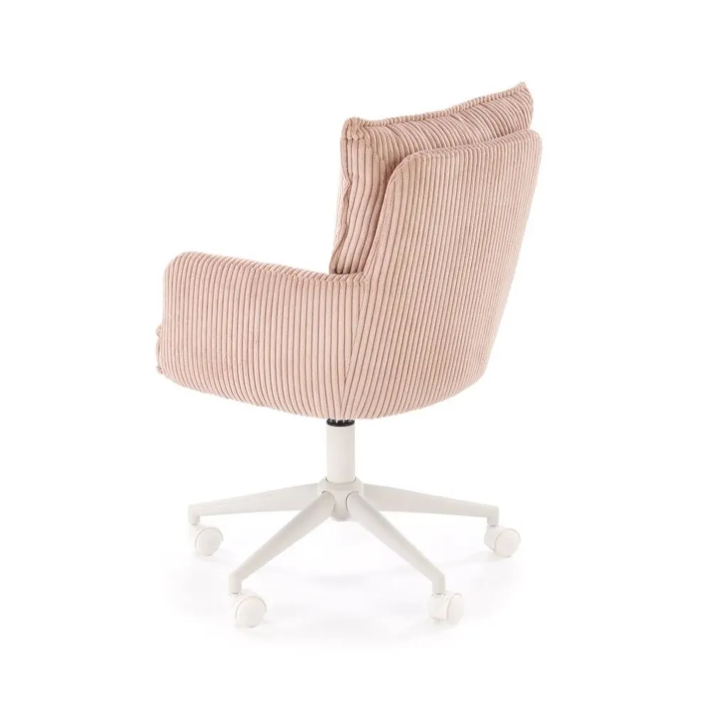 Fotel biurowy DUMBO różowy z podłokietnikami I sklep meblowy MIRAT.