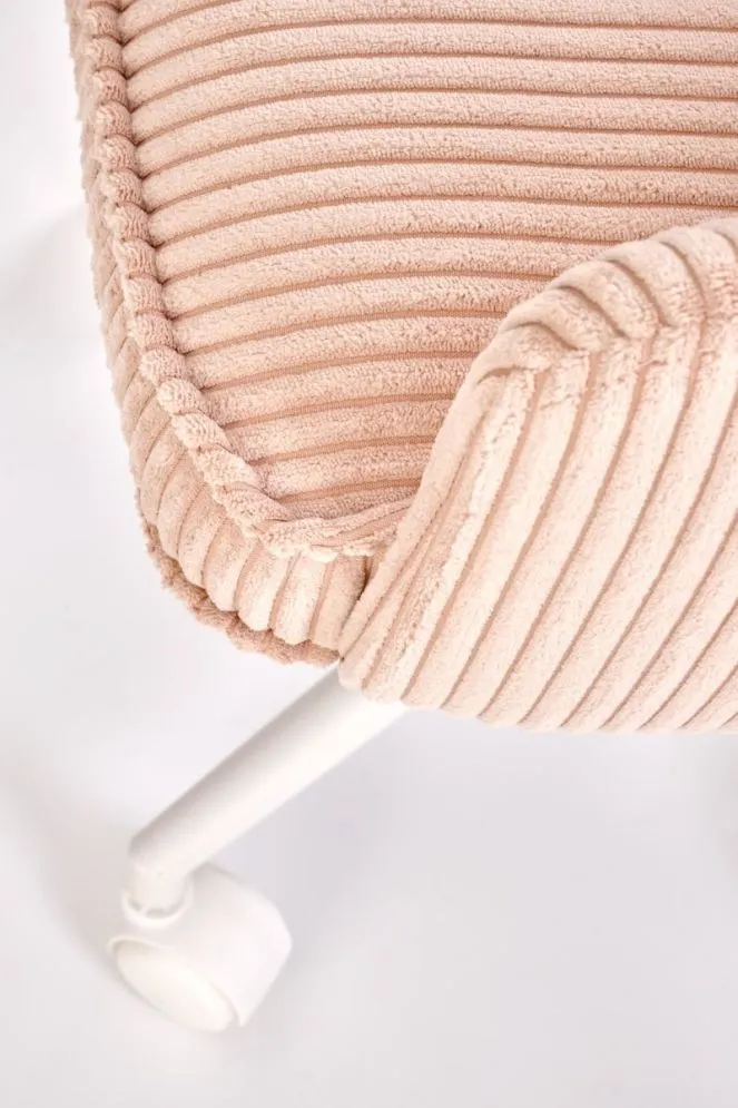 Fotel biurowy DUMBO różowy z podłokietnikami I sklep meblowy MIRAT.