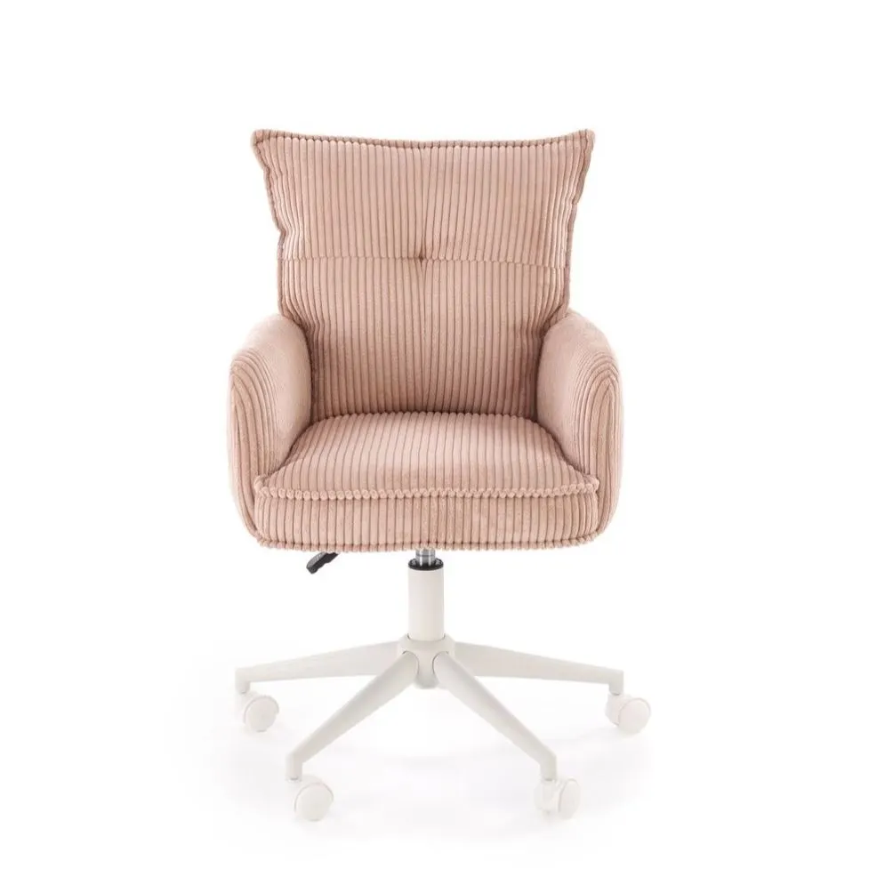 Fotel biurowy DUMBO różowy z podłokietnikami I sklep meblowy MIRAT.