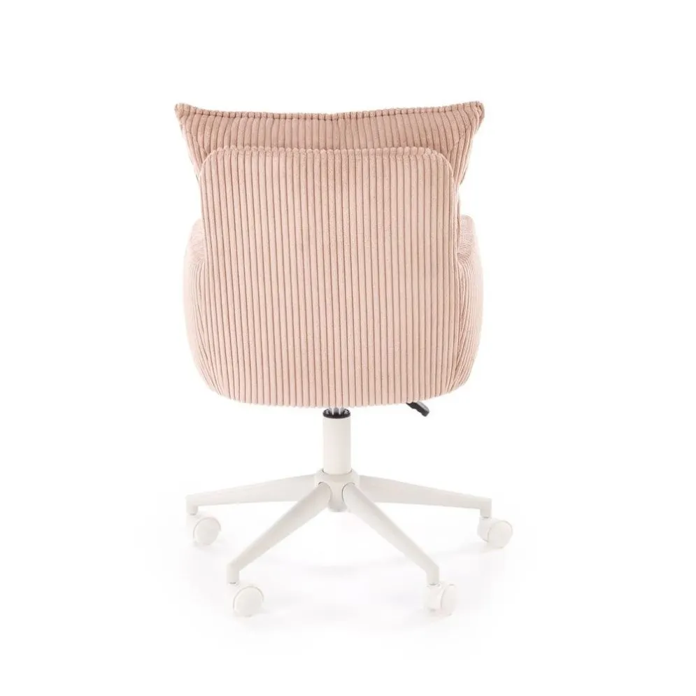 Fotel biurowy DUMBO różowy z podłokietnikami I sklep meblowy MIRAT.