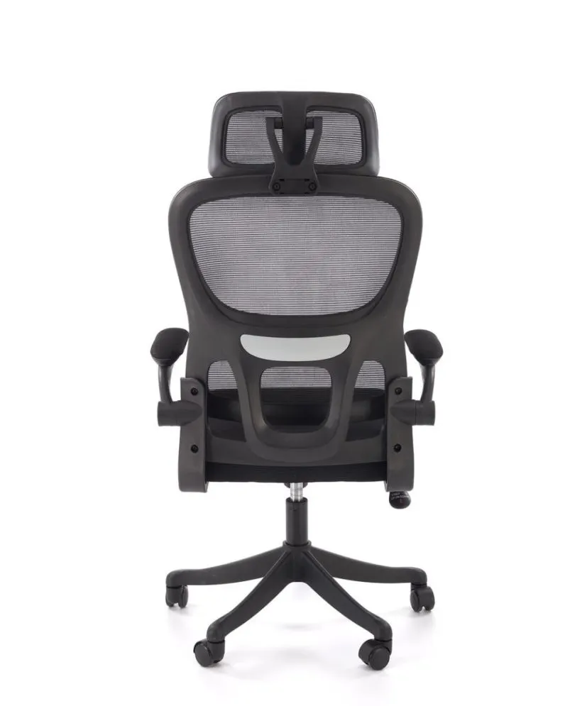 Fotel biurowy SOREN czarny z regulowanym zagłówkiem I sklep meblowy MIRAT.