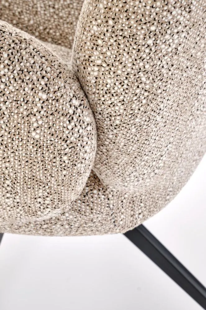 Krzesło tapicerowane K568 beżowe obracane do jadalni I sklep meblowy MIRAT. styl LOFT