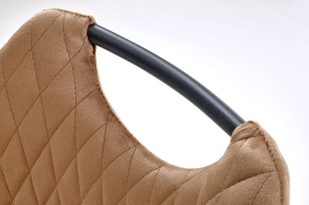 Krzesło tapicerowane K569 VELVET beżowe do jadalni I sklep meblowy MIRAT.