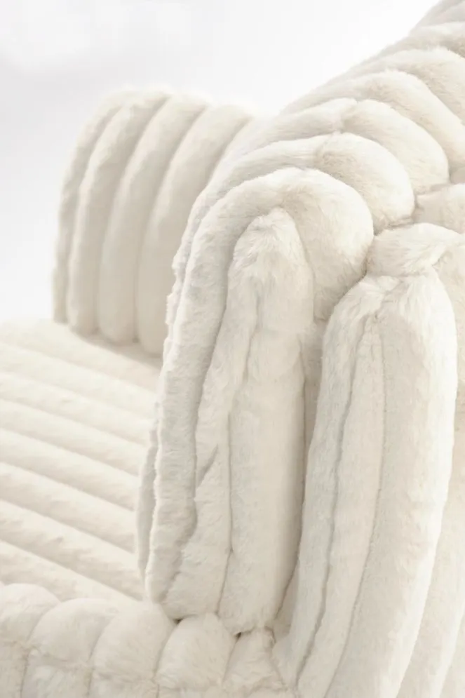 Krzesło tapicerowane K572 kremowe obracane z podłokietnikami I sklep meblowy MIRAT.