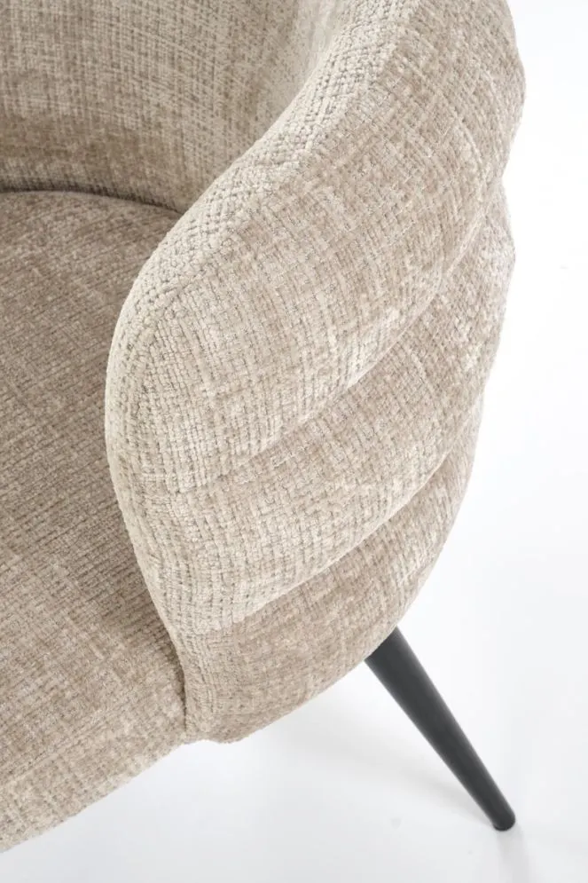 Krzesło tapicerowane K575 beżowe do salonu I sklep meblowy MIRAT.