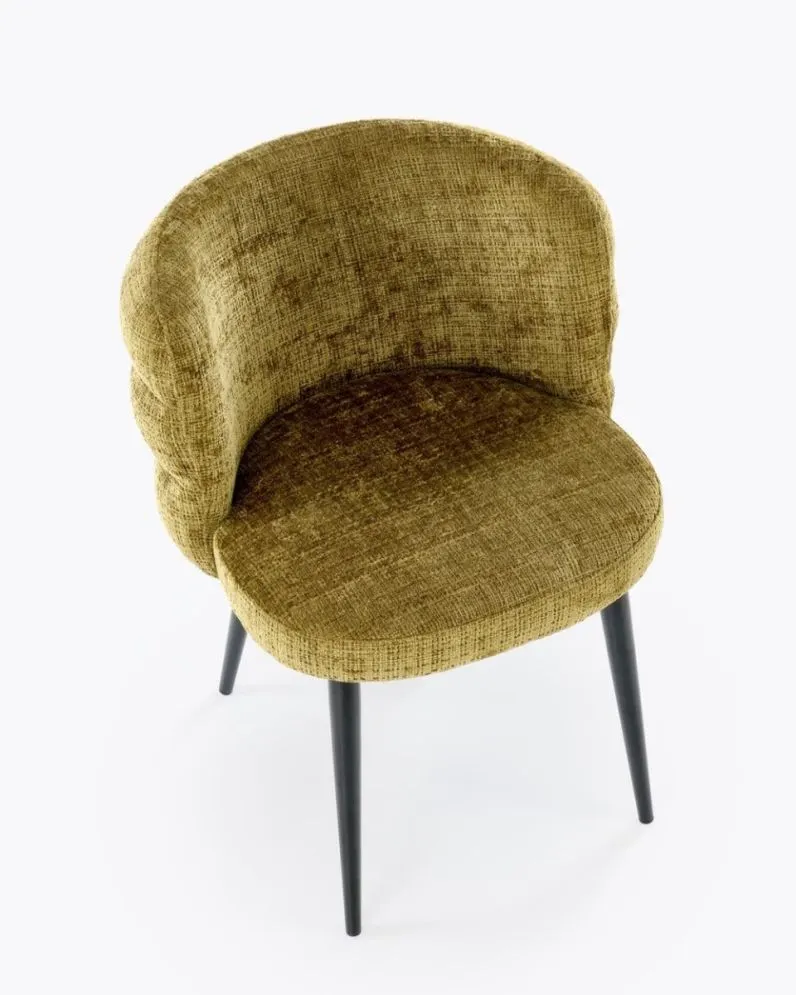 Krzesło tapicerowane K575 oliwkowe miękkie I sklep meblowy MIRAT.