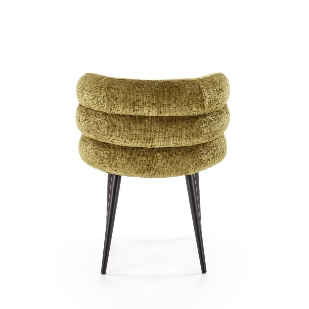 Krzesło tapicerowane K575 oliwkowe miękkie I sklep meblowy MIRAT.