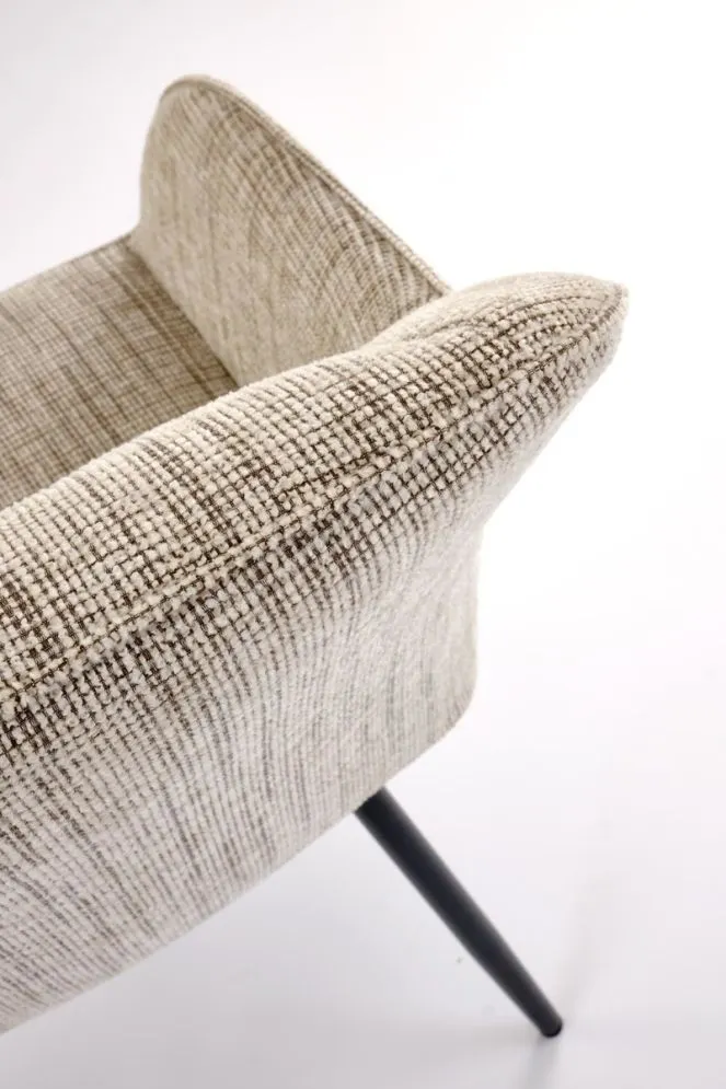 Krzesło tapicerowane K576 beżowe obracane 360° I sklep meblowy MIRAT. styl LOFT