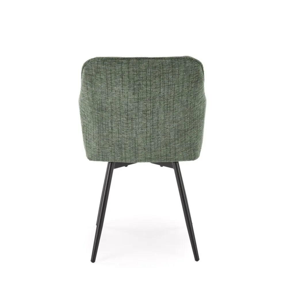 Krzesło tapicerowane K576 oliwkowe obracane z podłokietnikami I sklep meblowy MIRAT. styl LOFT