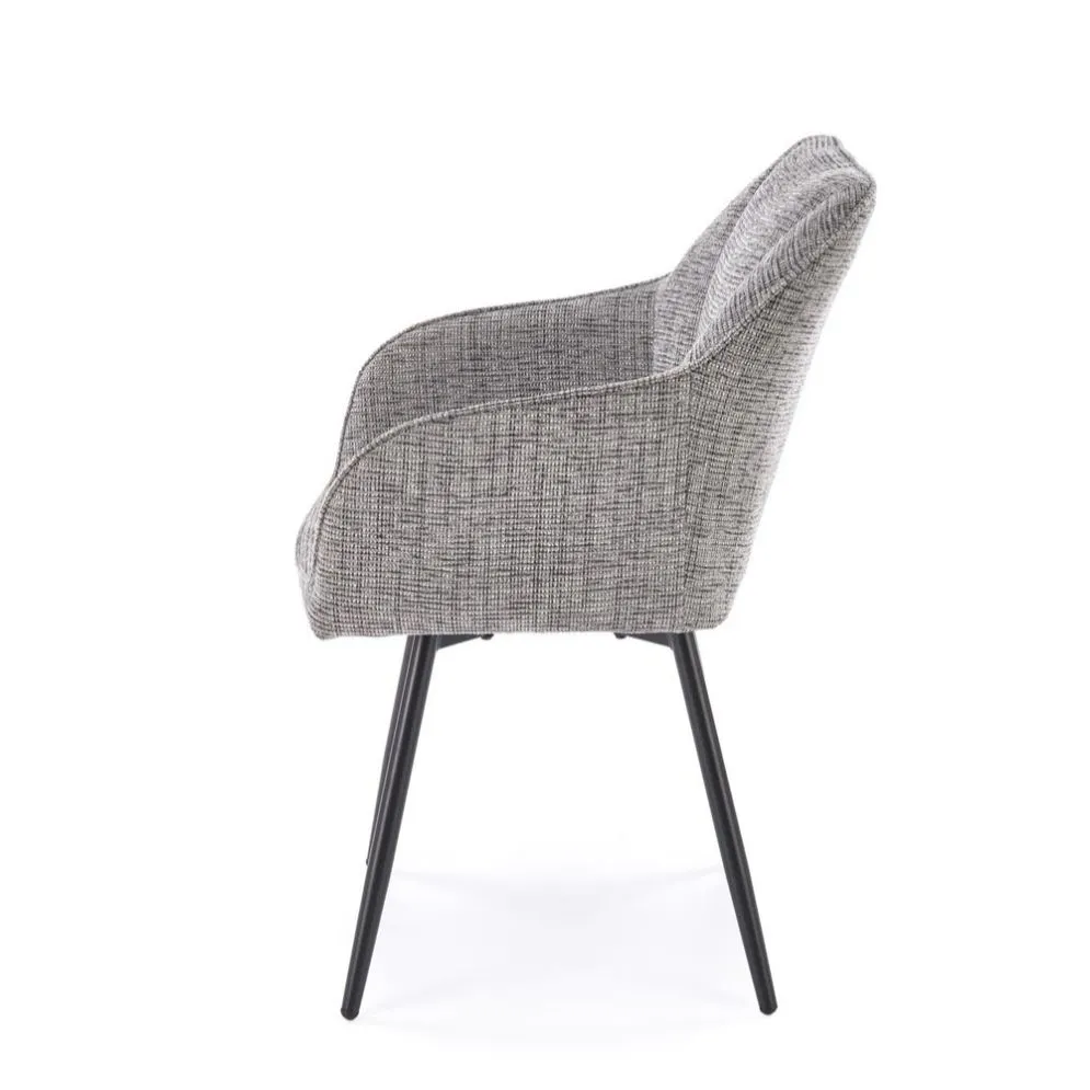 Krzesło tapicerowane K576 szare obracane loftowe I sklep meblowy MIRAT. styl LOFT