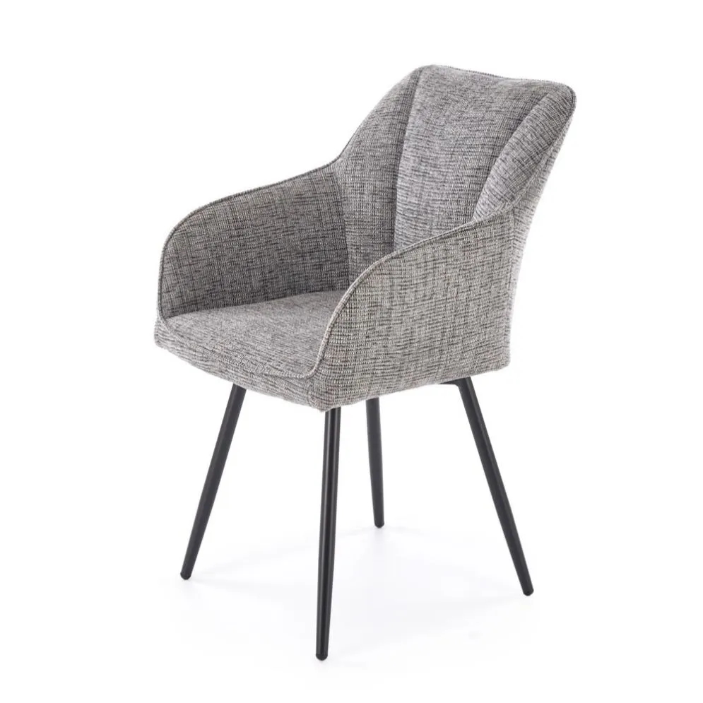 Krzesło tapicerowane K576 szare obracane loftowe I sklep meblowy MIRAT. styl LOFT