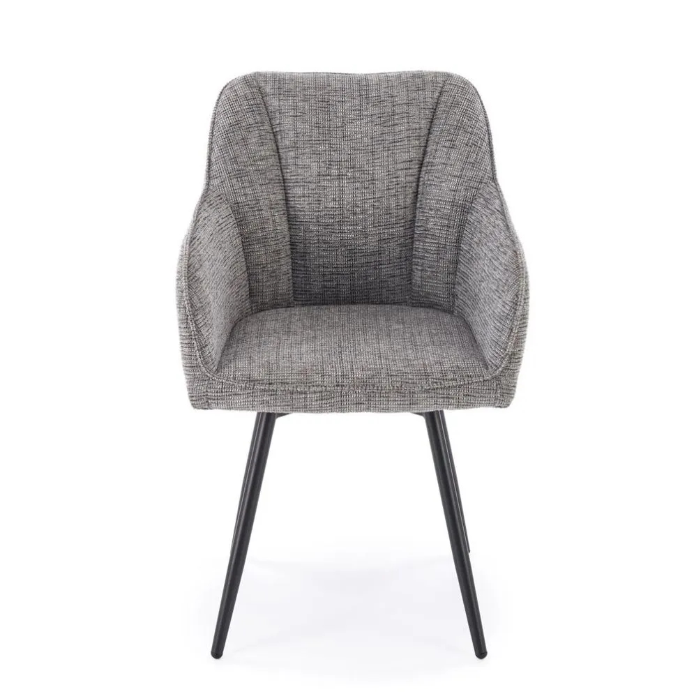 Krzesło tapicerowane K576 szare obracane loftowe I sklep meblowy MIRAT. styl LOFT