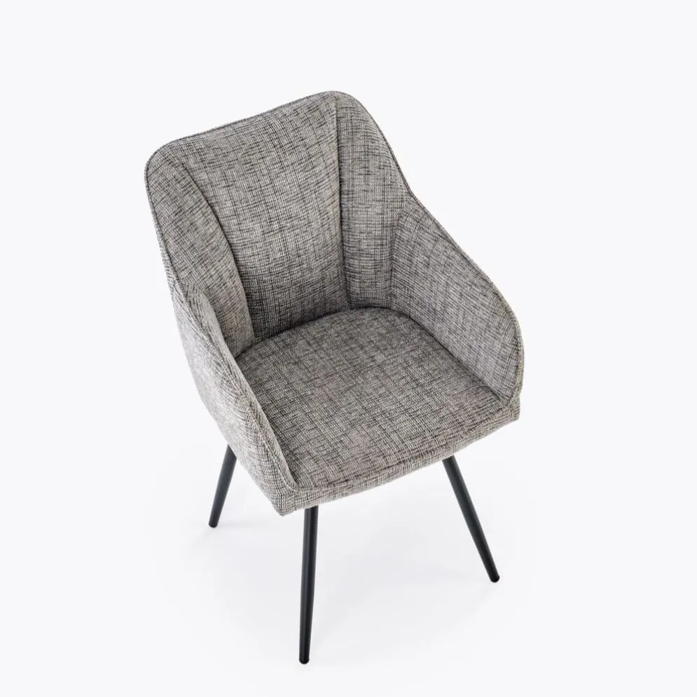 Krzesło tapicerowane K576 szare obracane loftowe I sklep meblowy MIRAT. styl LOFT