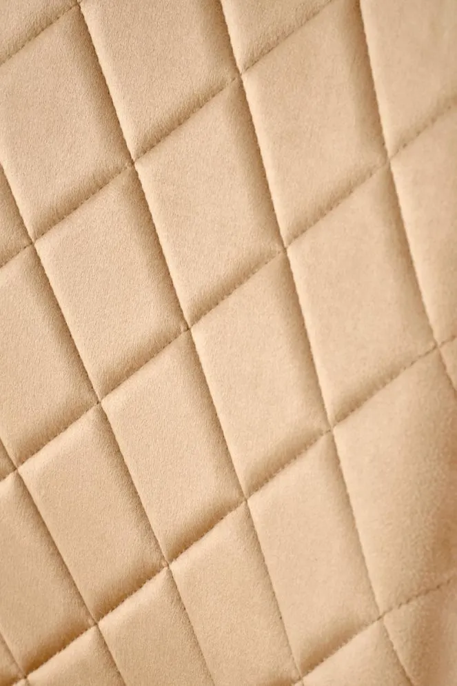 Krzesło tapicerowane K577 VELVET beżowe/czarne lekkie I sklep meblowy MIRAT. styl LOFT