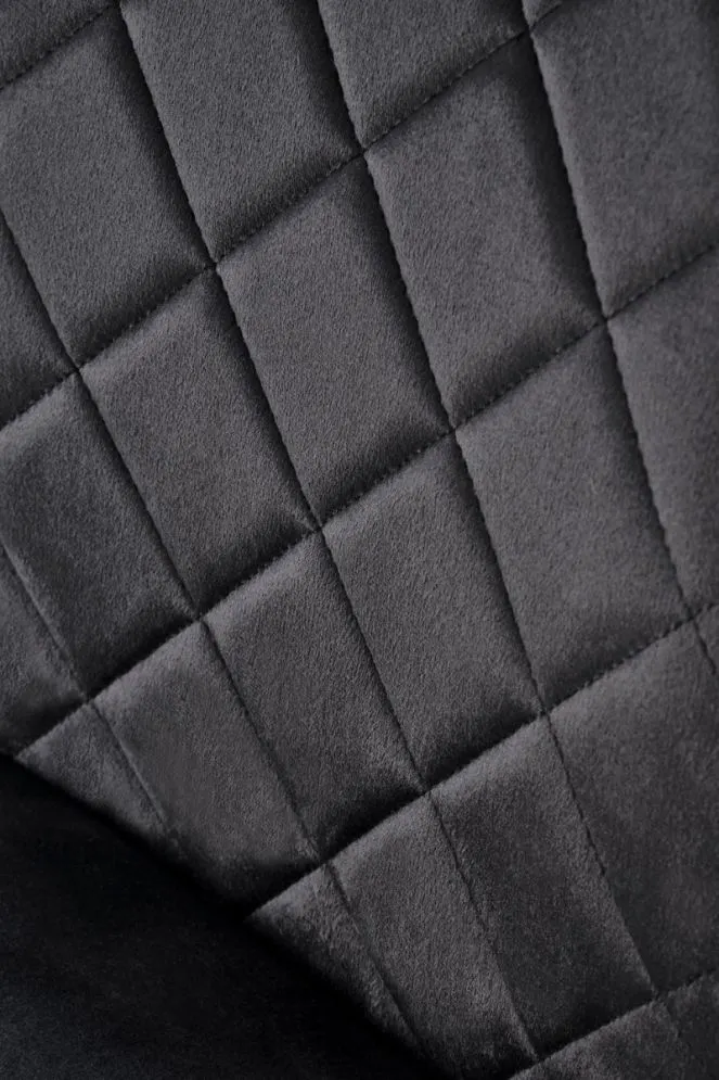 Krzesło tapicerowane K577 VELVET czarne welurowe  I sklep meblowy MIRAT. styl LOFT