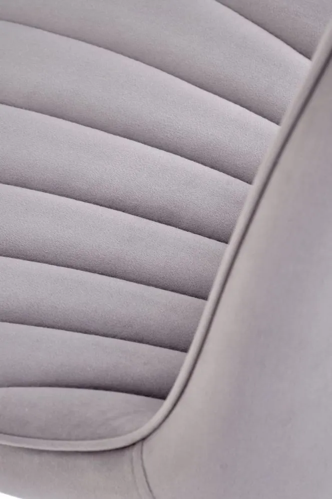 Krzesło tapicerowane K589 szare welurowe I sklep meblowy MIRAT.