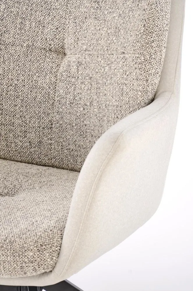 Krzesło tapicerowane K591 jasnoszare obracane do salonu I sklep meblowy MIRAT. styl LOFT