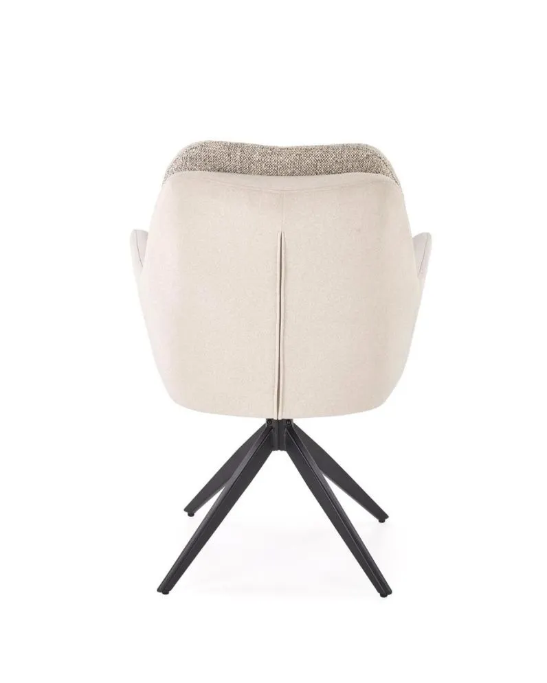 Krzesło tapicerowane K591 jasnoszare obracane do salonu I sklep meblowy MIRAT. styl LOFT